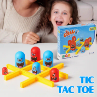 Tic Tac Toe, Baru, Permainan Papan, Mainan Pendidikan Interaktif Ibu Bapa-Anak, Untuk Kanak-kanak, H