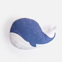 【特力屋】療癒動物抱枕-鯨魚