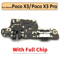 10Pcs, Dock Connector Micro USB Charger Charging Port Flex Cable Microphone Board For Xiaomi POCO X3 NFC / Poco X3 Pro