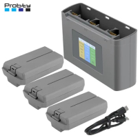 For DJI Mini 2/Mini SE Battery +Three-Way USB Charging Hub for Mini 2 SE Intelligent Flight Battery Accessories