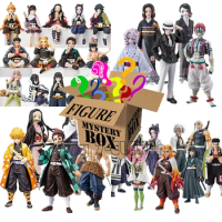 Anime Demon Slayer Figure Blind Box Surprise Mystery Box Inosuke Yaiba Tanjirou Action Figures Model Toys For Child Gifts