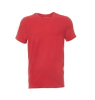 Tommy Hilfiger 經典 簡約 休閒 時尚 T-SHIRT 短袖 T恤 紅色 美國正品