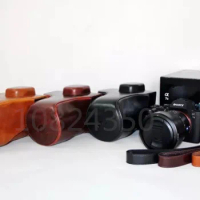Leather Camera Bag strap For Sony Alpha A7 Mark II A7-ii A7ii 24-70mm lens Camera