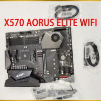 AM4 4XDDR4 128GB ATX Desktop Motherboard X570 AORUS ELITE WIFI