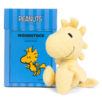 【BON TON TOYS】Woodstock糊塗塌客絎縫盒裝填充玩偶-黃 15cm(玩偶、娃娃、公仔)
