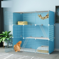 龍貓籠子 貓別墅 貓櫃 四季通用 三層超大貓舍 家用貓屋 大空間 自由組裝貓籠