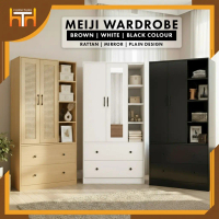 (RM60 Prmosi untuk 44 slot) MFurniture: Almari Baju + Laci Moden Minimalis | Wardrobe Storage Cabine