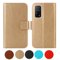 Leather Case For Xiaomi Mi 10T 5G 6.67" Retro Flip Cover Wallet Coque Mi 10T 5G Phone Case Fundas Etui Bags Magnetic