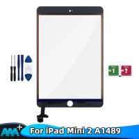 Touch panel for ipad mini 2, tested, a1489, a1490, mini2, sensor digitizer, + IC chip with/without key