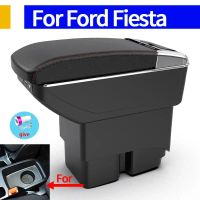 Hộp Tay Vịn Cho Ford Fiesta, Cho Tay Vịn Ô Tô Ford Fiesta MK7 (2009-2017), Hộp Đựng Đồ, Phụ Kiện Nội