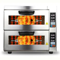 Double Deck Counter Convection Toaster Oven Mini Portable Oven Double Layer Pizza Oven Cn(origin) Mechanical Shineyummy Vertical