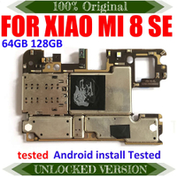 สำหรับ Xiaomi Mi8 SE Mi 8 SE MI 8SE เมนบอร์ดเดิมปลดล็อค64กิกะไบต์128กิกะไบต์สำหรับ Xiaomi Mi8 SE Mi 8 SE MI 8SE บอร์ดตรรกะเมนบอร์ด