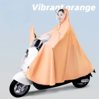 Thickened for Electric Vehicles and Tricycles 2024 New Adult Thickened Poncho Long Full-body Rainstorm-proof Takeaway Poncho