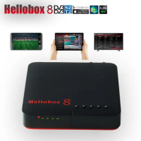 Hellobox8 H.265 TDT DVB T2 Satellite Receiver Combo TV BOX DVB T2 S2 S2X Built-in Wifi HEVC 265 Terrestrial TV Receiver Spain EU