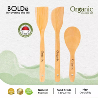 Bolde Organic Utensil Set 3 Pcs Wood Series
