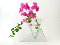 【花瓶-斜插款FL-003】玻璃花瓶 插花花器 花器 現代 簡約風