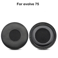 Over-Ear Foam Earphone Earpads Cover 2 PCS Memory Foam Sponge Replacement for Jabra evolve 20se 30II 40 65+ 75 Headphone