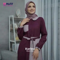 MUTIF Gamis Dewasa Karina XXXL Mauve Red