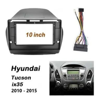 FRAME HEADUNIT ANDROID 9 INCH / 10 INCH HYUNDAI TUCSON / IX35 2010 - 2014 10 INCH+SOKET