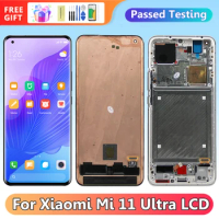 Mi 11 Ultra Screen Replacement, for Xiaomi Mi 11 Ultra Lcd Display Digital Touch Screen with Frame for Mi 11 Ultra M2102K1G