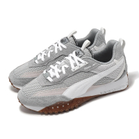 PUMA 休閒鞋 Blktop Rider Preppy 男鞋 女鞋 灰 白 麂皮 情侶鞋 瘦子(395875-04)