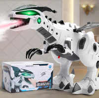 電動噴霧恐龍會走路的霸王龍機器機械2-6歲4男孩動物仿真兒童玩具【林之舍】