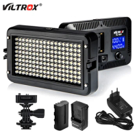 Viltrox VL-162T 3300-5600K LED Video Light Panel CR95+ Bi-color Dimmable Photo Studio Fill Lighting for Canon Nikon Sony DSLR DV
