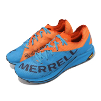 【MERRELL】越野跑鞋 MTL Skyfire 2 男鞋 藍 橘 Vibram MegaGrip 行山鞋 戶外鞋(ML067769)