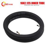 Good quality Inner Tube 16 x 2.125 with a Bent Angle Valve Stem fits many gas electric scooters and e-Bike 16x2.125