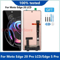 6.7" Original OLED For Motorola Moto Edge 20 LCD Display Touch Screen Digitizer For Moto Edge 20 pro XT2153-1 Edge S Pro LCD