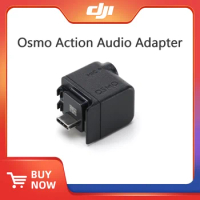 DJI Osmo Action 3.5mm Audio Adapter Supports Microphone Audio Input Clear Vocal Recording During High-speed Activities