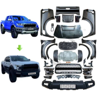Automobile car accessories facelift body kit include bumper for Ford ranger T6 T7 T8 upgrade F150 raptor