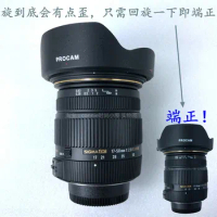 LH825-03 77mm Reverse petal flower Lens Hood cover for sigma 17-50MM F2.8 EX DC HSM mirrorless camera lens 17-50 2.8