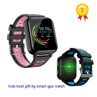 best selling 4G Network Wifi GPS SOS Watch Kids Video call IP68 waterproof Alarm Clock Camera Baby 4g pink blue smart Watch