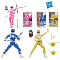 Hasbro Power Rangers Lightning Collection Pink Ranger Yellow Ranger Blue Ranger Figure Action Figure 6 Inch Collectible Toy