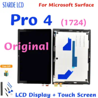 12.3” Original For Microsoft Surface Pro 4 1724 LCD Display Touch Screen Digitizer Assembly For Surface Pro 4 LCD Replacement