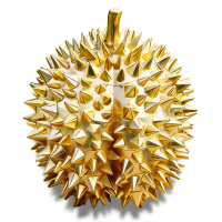Piececool 3D Metal Model Kits Golden Durian 3D Metal Puzzles Assembly Diy Jigsaw Best Gifts and Home