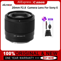 VILTROX 20mm F2.8 Camera Lens For Sony E|With 10 elements in 8 groups|Efficient and ReIiabIe Autofocus