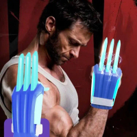 Mainan Anak-anak Cakar Wortel Wolverine dengan Mainan Anak-anak Cakar Serigala Menyala Dalam Gelap Y