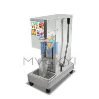Mvckyi USA DDP Stainless Steel Cup Yogurt Real Ice Cream Blender Mixer Frozen Fruit Swirl Drill gelato pique Ice Cream Machine