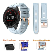 20mm Strap For Garmin Fenix 6S 5S Watchband Bracelet Fenix 6s Pro 5s Plus Watch Strap Silicone Quick Replacement Wrist Band