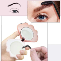 50pcs Customize Logo Eyebrow Styling Gel Shell Case with Brush Brow Sculpt Soap Waterproof Long-Lasting Makeup Free Shipping
