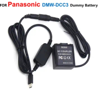 DMW-DCC3 DC Coupler DMW-BLB13 Dummy Battery+USB Type C Power Cable For Panasonic Lumix DMC-G1 GH1 GF1 G2 G10 G2A G2K G2R G1KEGA
