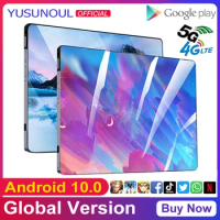 YUSUNOUL 2-In-1 Design Laptop+Tablet 10 Inch 8GB+128GB 4G LTE Phone Call 5G WIFI 1920*1200 IPS Google Play+Detachable Keyboard