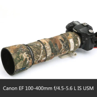 Roadfisher Waterproof DSLR SLR Camera Telephoto Lens Wrap Cover Protection Coat Case For Canon EF 100-400mm f4.5-5.6L IS USM