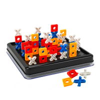 【888ezgo】益智3D立體圈叉井字棋盤OX棋（2-4人桌上遊戲）
