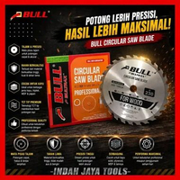 BULL TANDUK 230 x 24T Circular Saw Blade 9 Inch - Mata Gergaji Kayu Bulat TCT TIP Saw