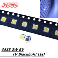 60pcs New LG Innotek LED LED Backlight High Power LED 2W 6V 3535 Cool white LCD Backlight for TV TV Application LATWT491RZLZK