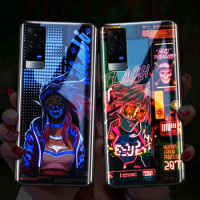 Luminous Glass LED Call Light Up Flash Case For ASUS ROG Phone 8 7 6 5 Pro Smart Control Glass Cover for ASUS ROG Phone 8 Coques
