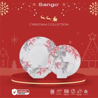 Sango Jubilant Dinner Set - Edisi Natal (Isi 4)